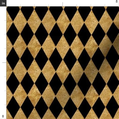 black metallic gold fabric diamonds|Black and Gold Diamond Fabric .